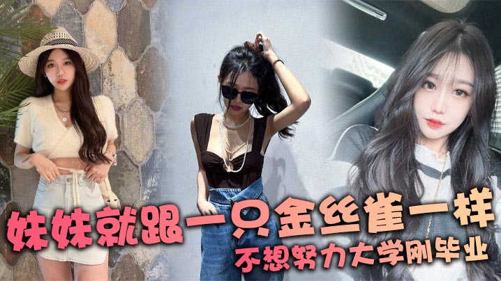 妹妹就跟一只金丝雀一样 不想努力大学刚毕业